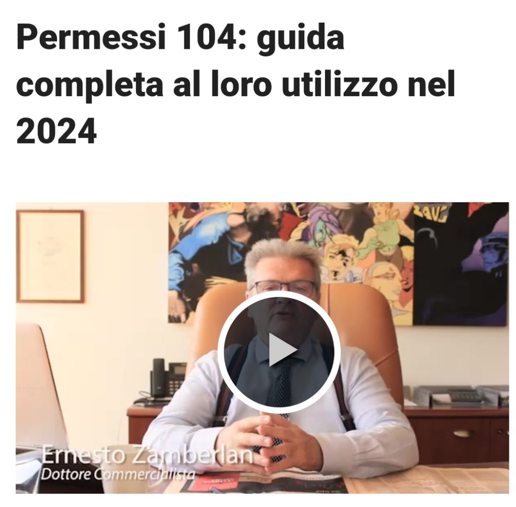 Permessi 104: guida completa al loro utilizzo nel 2024
